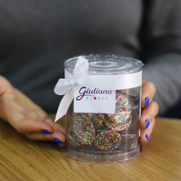 Dragê de Chocolate com Confeitos Coloridos 150g
