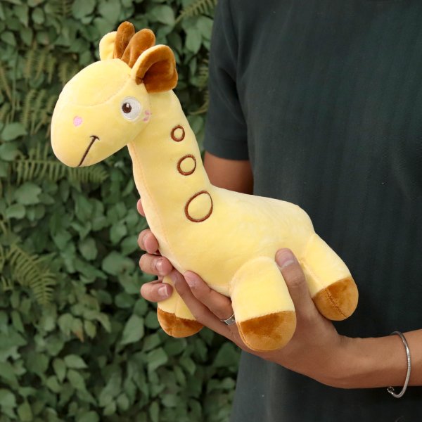 Girafa de Pelúcia Baby Claro 30cm