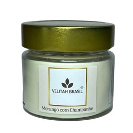 Imagem de Vela Aromática Premium Morango com Champanhe 140g