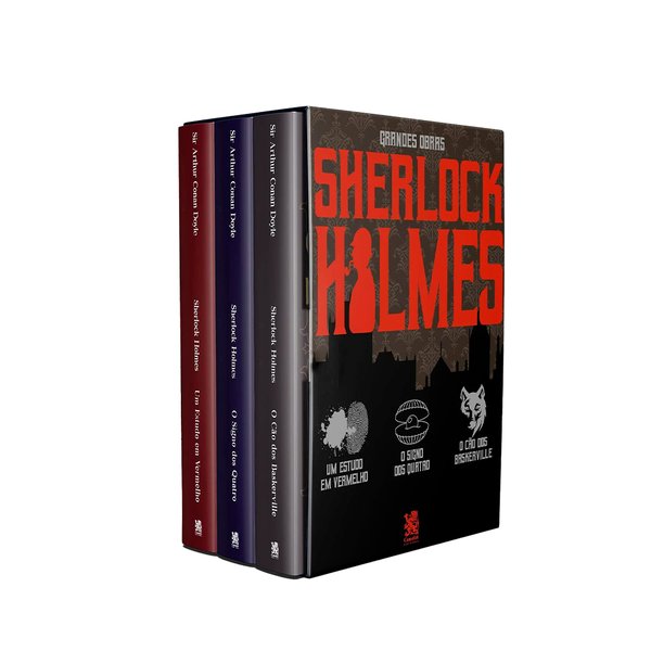 Box 3 Livros - Grandes Obras Sherlock Holmes