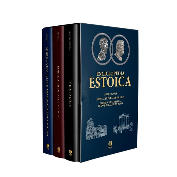 Box 3 Livros Estoicismo - Enciclopédia Estoica