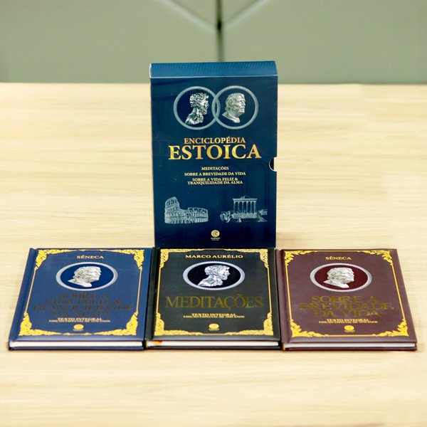 Box 3 Livros Estoicismo - Enciclopédia Estoica