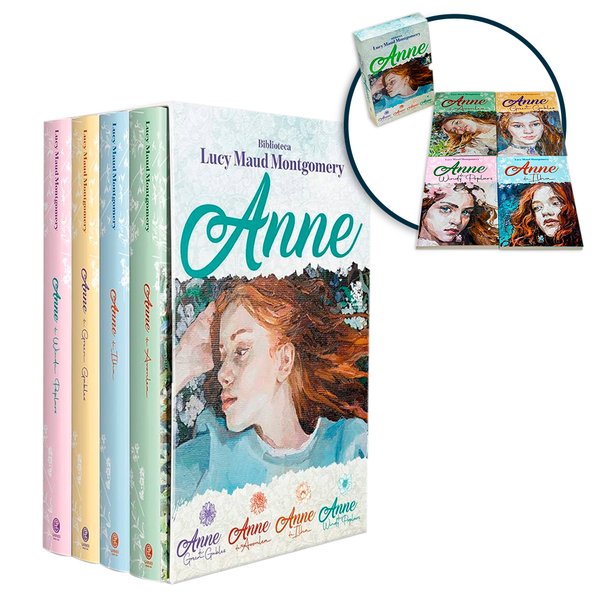 Box 4 Livros Anne - Biblioteca Grandes Obras Lucy Maud