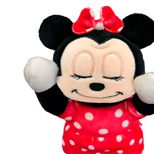 Pelúcia Minnie Dormindo Clip On 12cm - Disney