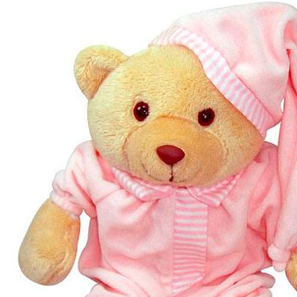 Urso Dorminhoco Rosa