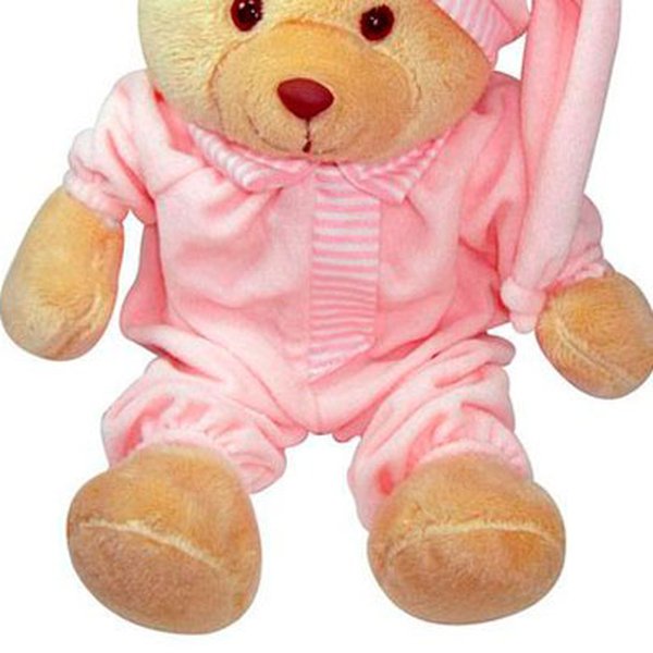 Urso Dorminhoco Rosa