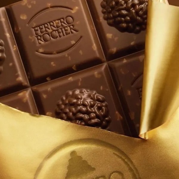 Barra de Chocolate ao Leite Ferrero Rocher 90g
