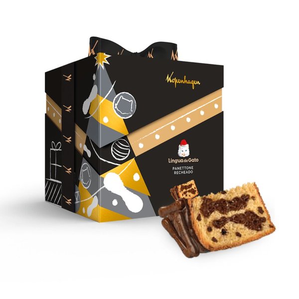 Panettone Língua de Gato Kopenhagen 834g