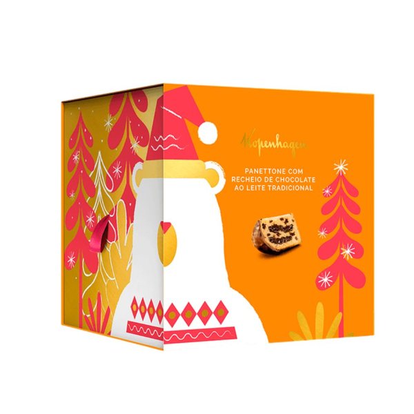 Panettone Trufado Chocolate ao Leite Kopenhagen 630g