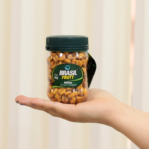 Milho Torrado e Salgado Brasil Frutt Pote 90g