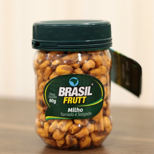 Milho Torrado e Salgado Brasil Frutt Pote 90g