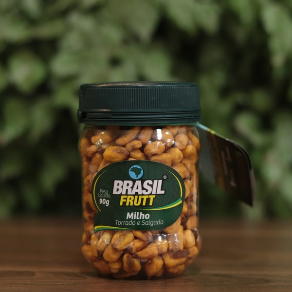 Milho Torrado e Salgado Brasil Frutt Pote 90g