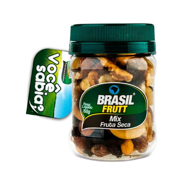 Mix Fruta Seca Brasil Frutt Pote 150g