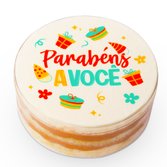 Bolo Parabéns Mini Caker