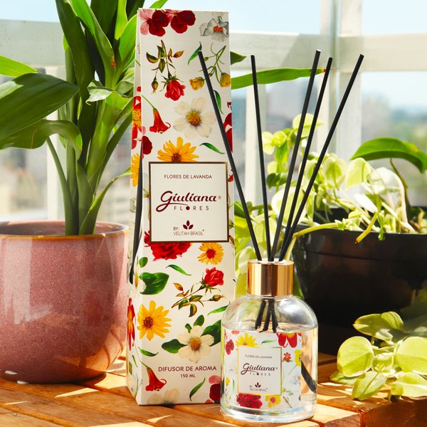 Difusor de Aroma 150ml - Linha Encontro Floral Giuliana Flores