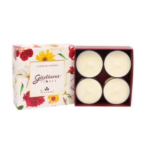 Imagem de Vela Aromática Lavanda C/4 Mini Velas - Encontro Floral Giuliana Flores