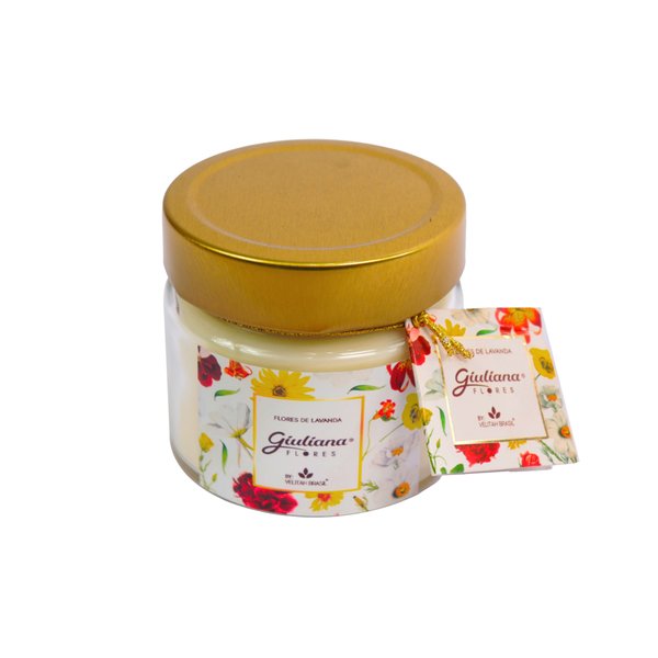 Vela Aromática 140g - Linha Encontro Floral Giuliana Flores