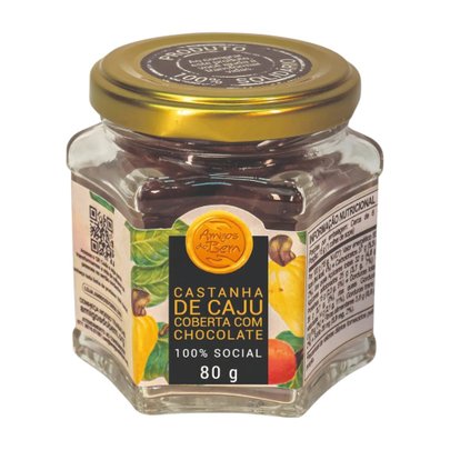 Castanha de Caju com Chocolate 80g -  Amigos Do Bem