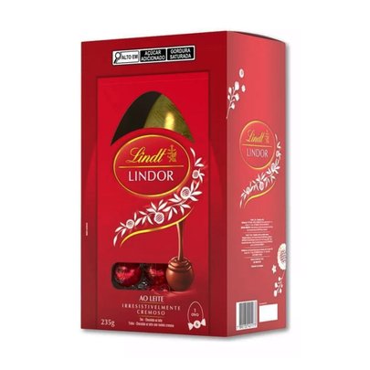 Ovo de Páscoa e Bombons ao Leite Lindt 132,5g