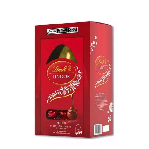 Ovo de Páscoa e Bombons ao Leite Lindt 132,5g
