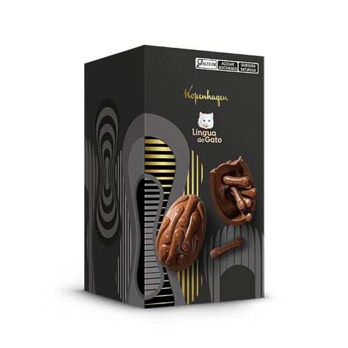 Ovo De Páscoa Língua De Gato ao Leite Kopenhagen 262g