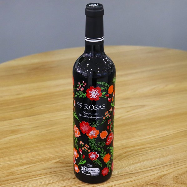 Vinho Tinto espanhol 99 Rosas Cabernet Sauvignonl 750ml