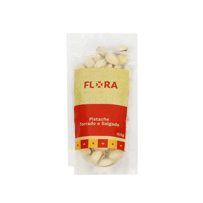 Pistache Com Casca Torrado E Salgado Flora 100g