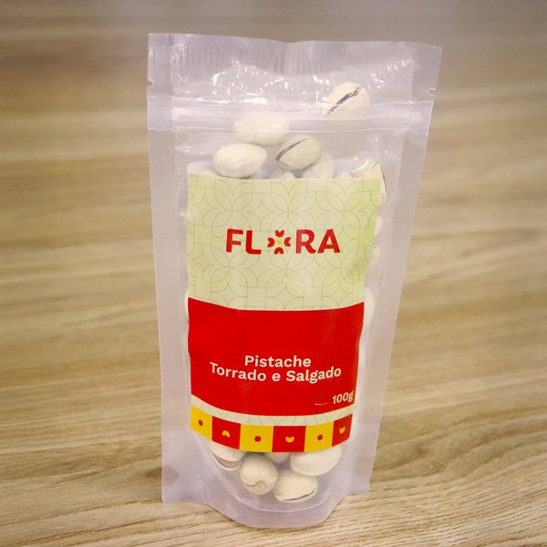Pistache Com Casca Torrado E Salgado Flora 100g