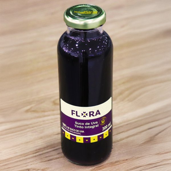 Suco De Uva Tinto Integral Flora 300ml
