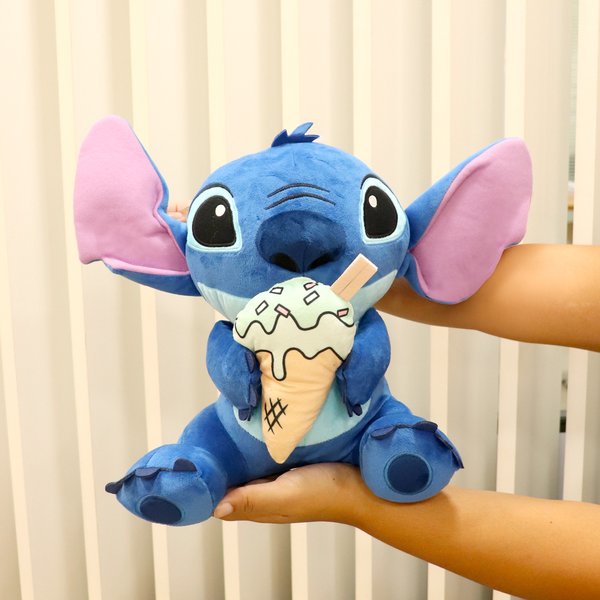 Pelúcia Stitch com Sorvete 30cm - Disney