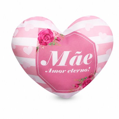 Almofada Coracao Mae Amor Eterno