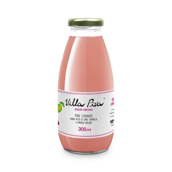 Suco de Pink Lemonade 12x300ml - Villa Piva