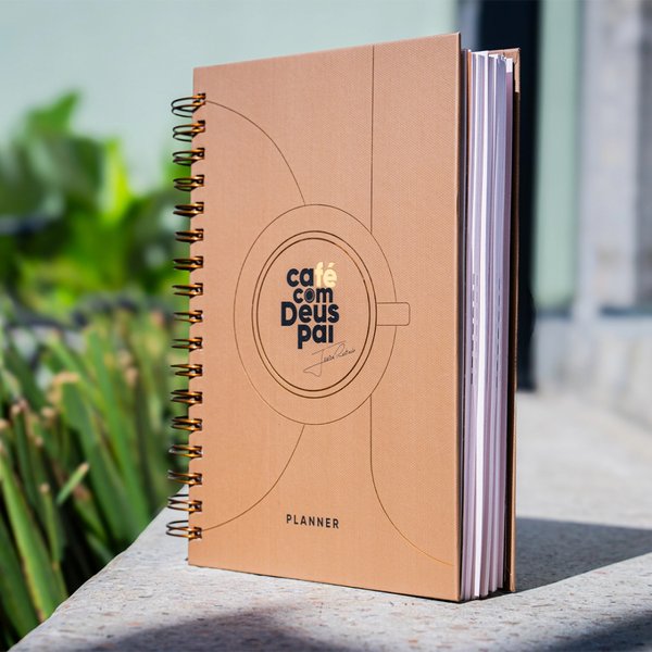 Planner Café com Deus Pai Edição 2025 - Capa Dura