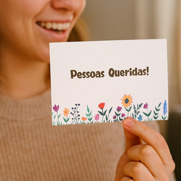 Cartão Pessoas Queridas!