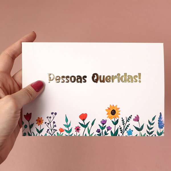 Cartão Pessoas Queridas!