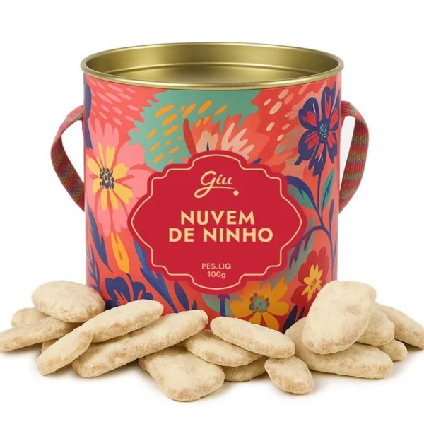 Biscoito Nuvem de Ninho - Giuliana Flores