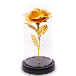 Imagem de Rosa Encantada Luminária Ouro