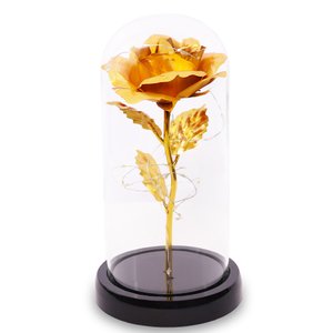 Imagem de Rosa Encantada Luminária Ouro