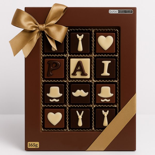 Caixa Deliciosos Chocolates Pai
