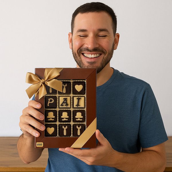 Caixa Deliciosos Chocolates Pai