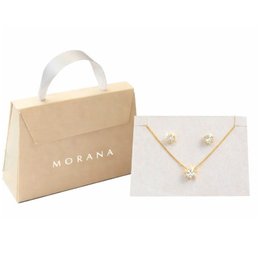 Imagem de Conjunto Brinco e Colar Ponto de Luz - Morana