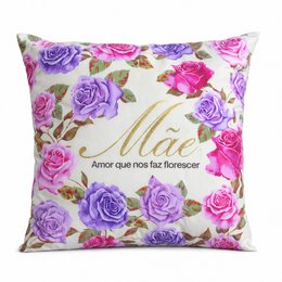 Imagem de Almofada Mãe Amor que nos faz Florescer