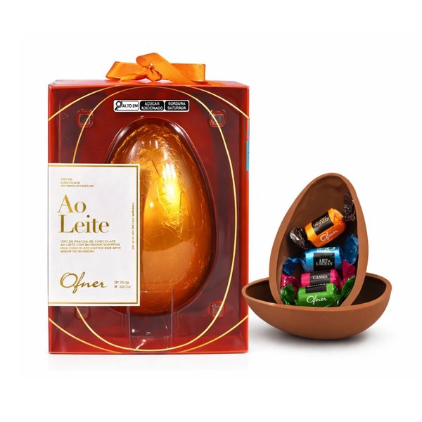 Ovo de Páscoa Chocolate ao Leite Ofner 250g