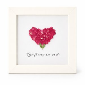Imagem de Quadro Vejo Flores em Você