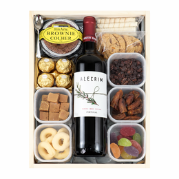 Imagem de Kit Vinho Tinto Alecrim e Guloseimas