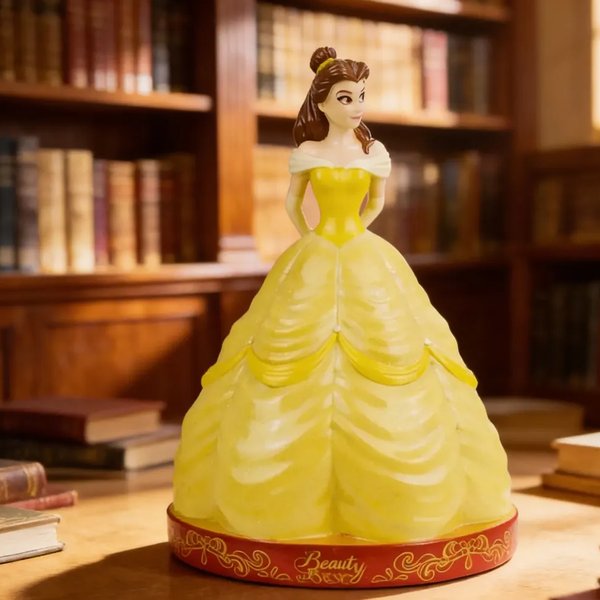 Enfeite Cofrinho Princesa Bela Disney 25cm