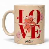 Caneca Love - Coleção Giuliana Flores