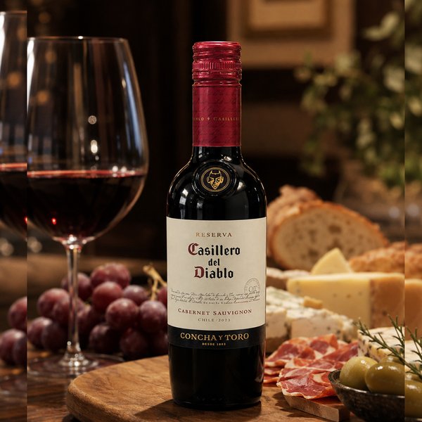 CASILLERO DEL DIABLO CABERNET SAUVIGNON VINHO 375ML SAFRA 2023