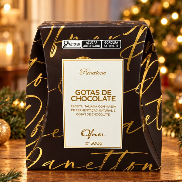 Panettone Gotas de Chocolate Ofner 500g
