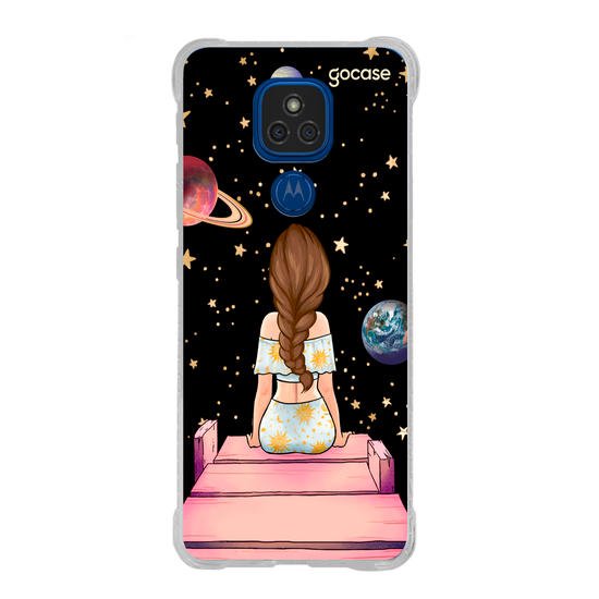 Capa Anti Impacto Slim Motorola Moto E7 Plus - Garota Universo | Giuliana  Flores